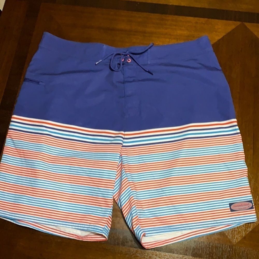 Vineyard Vines Red, White, & Blue Board Shorts 40